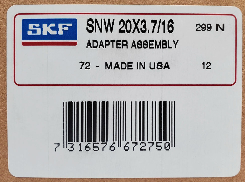 Thumbnail: SKF SAF 22520 Spherical Ball Bearing Kit