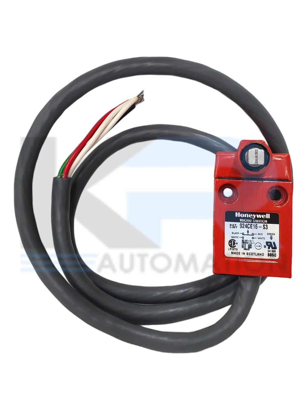 Thumbnail: NEW Honeywell 924CE16-S3 Miniature Enclosed Switch Front Rotary 3' Cable