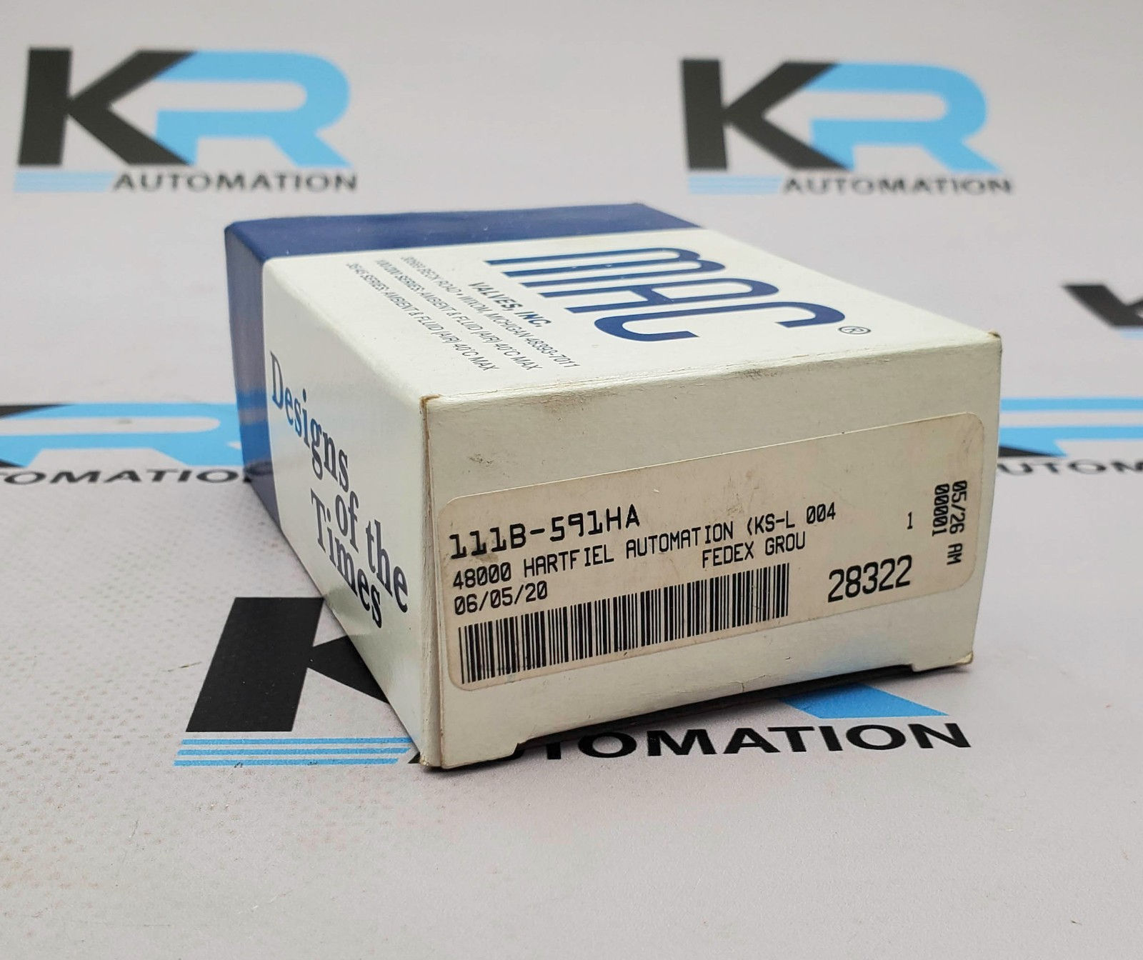 MAC Valves INC. 111B-591HAAA Pneumatic Valve 24VDC 2.5W 150PSI