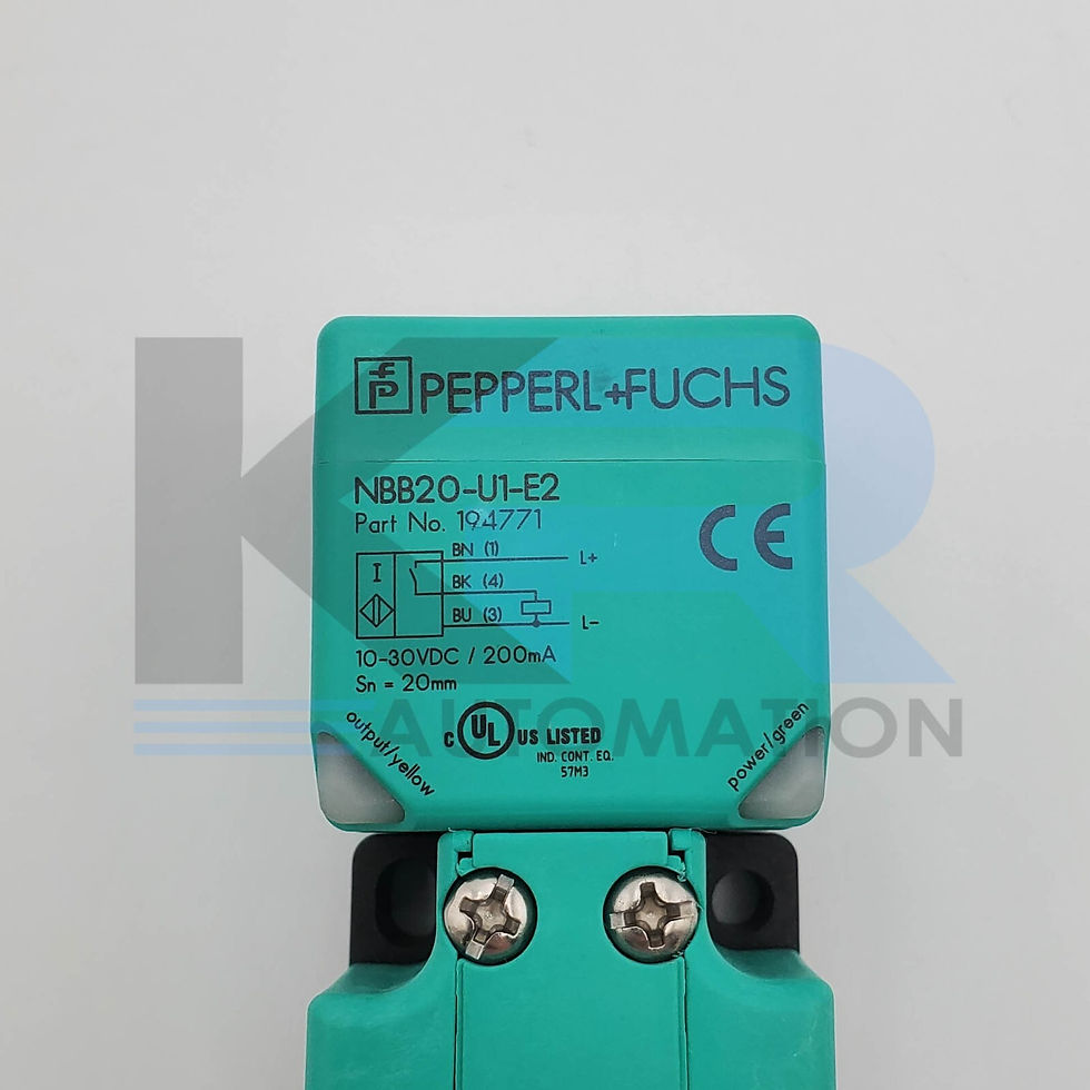 Thumbnail: Pepperl+Fuchs NBB20-U1-E2 Inductive Proximity Switch 10-30VDC 3-Wire DC