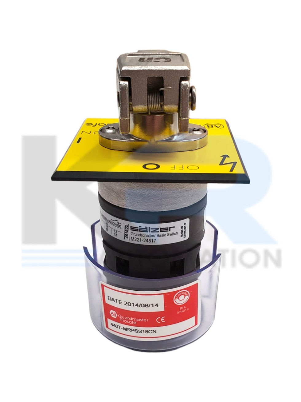 Thumbnail: NEW Allen Bradley 440T-MRPSS18CN /A Guardmaster Single Key Rotary Switch