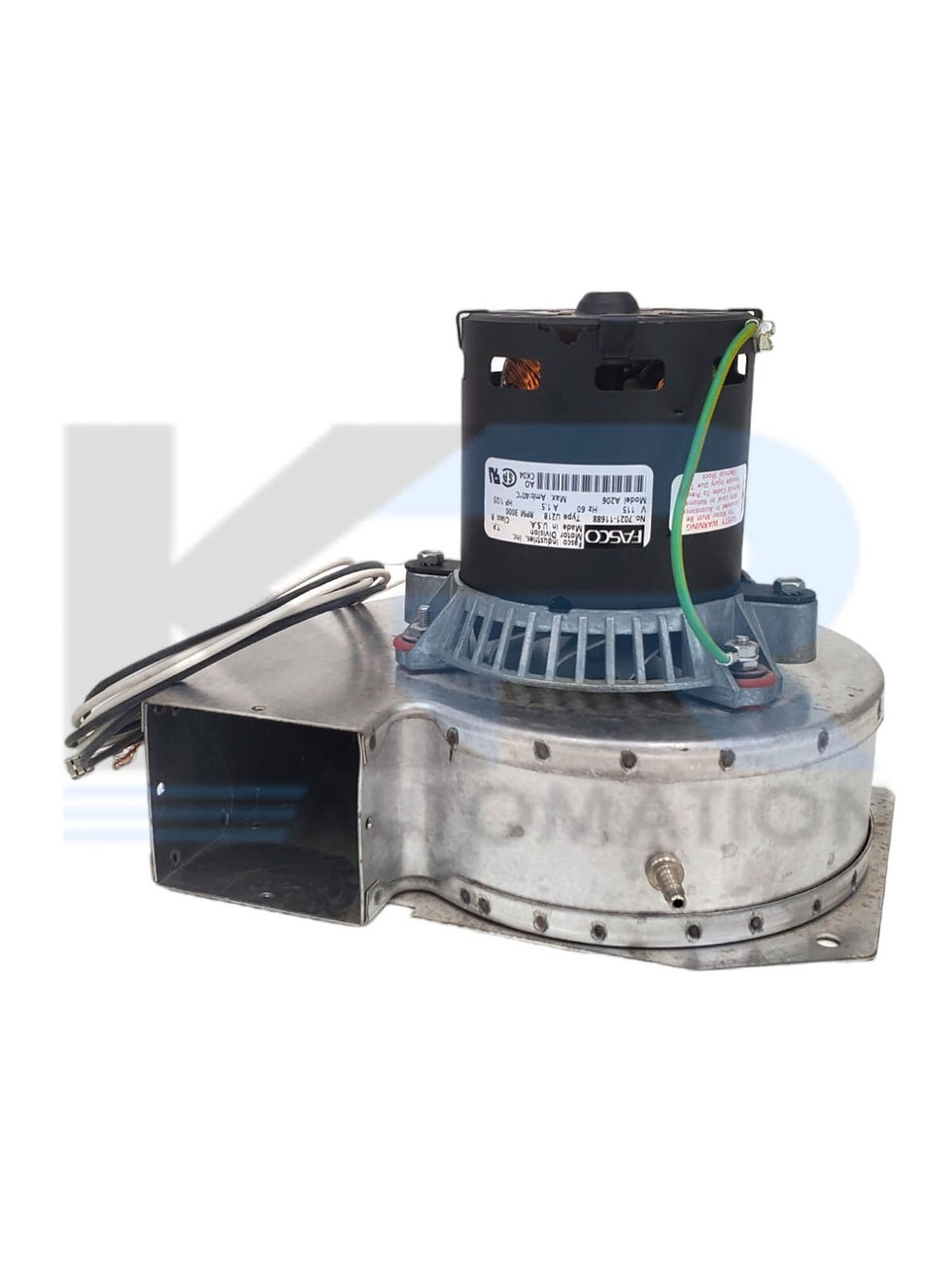 Thumbnail: NEW Fasco 7021-11688 A206 Furnace Exhaust Inducer Motor 115V 3000RPM 125CFM