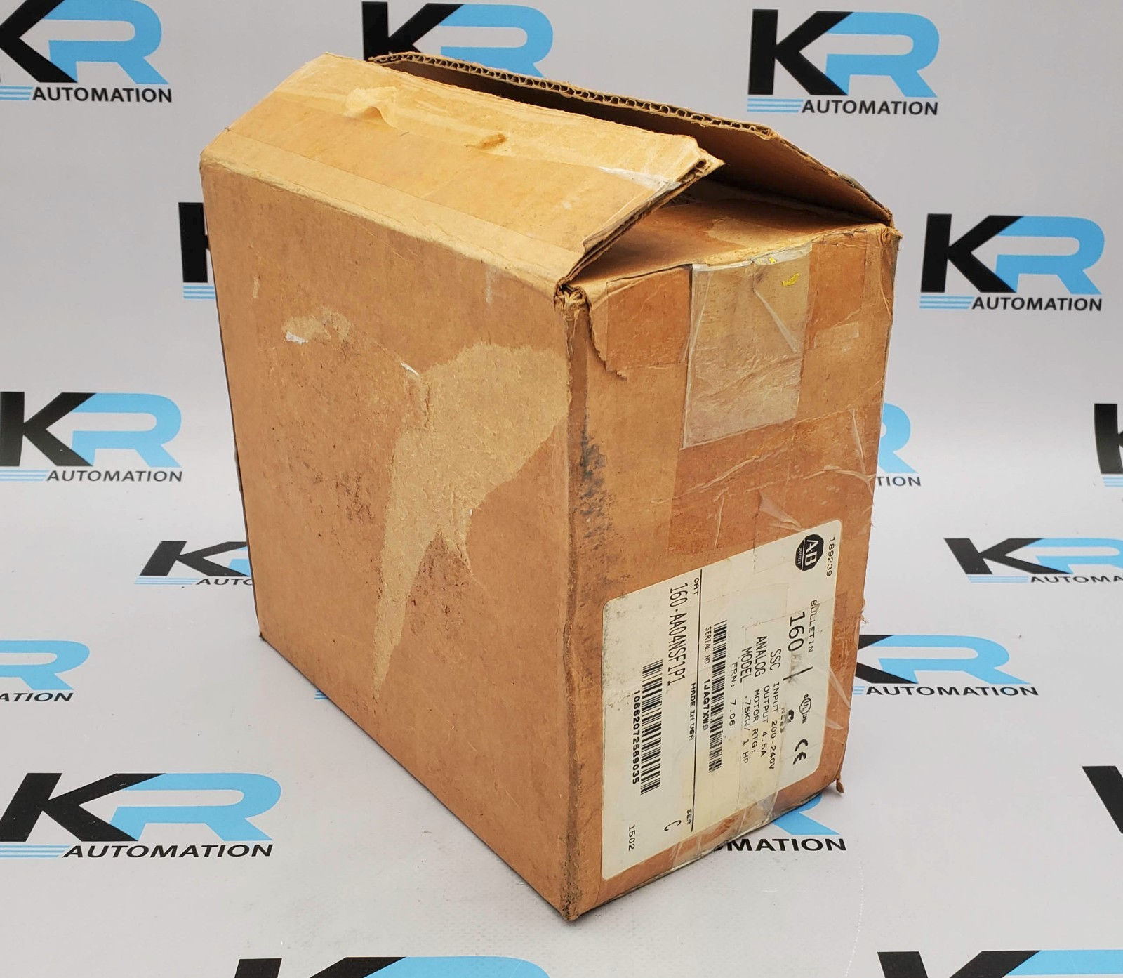 Allen Bradley 160-AA04NSF1P1 Bulletin 160 AC Drive 3Ph 240V .75kW/1HP 4.5A