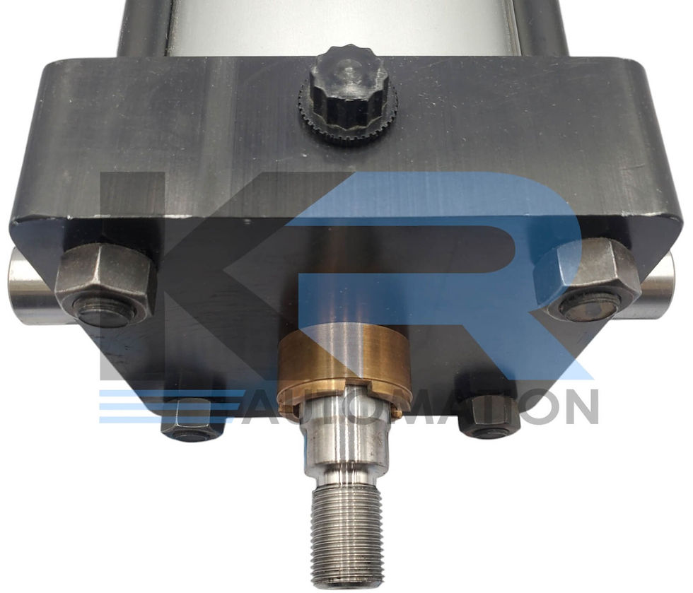 Thumbnail: NEW Lin-Act LS-A4TH-5.00X17.000-2-J Series A4 Pneumatic Cylinder 250PSI Air