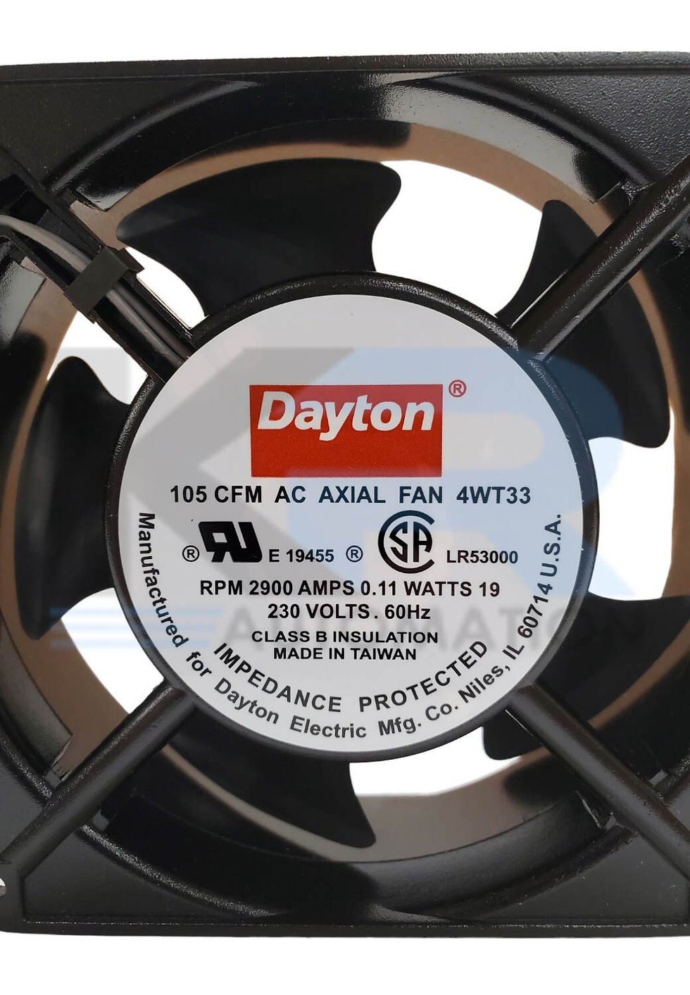 Thumbnail: NEW Dayton 4WT33 AC AXIAL Fan 2900RPM 0.11W 230VAC 60Hz