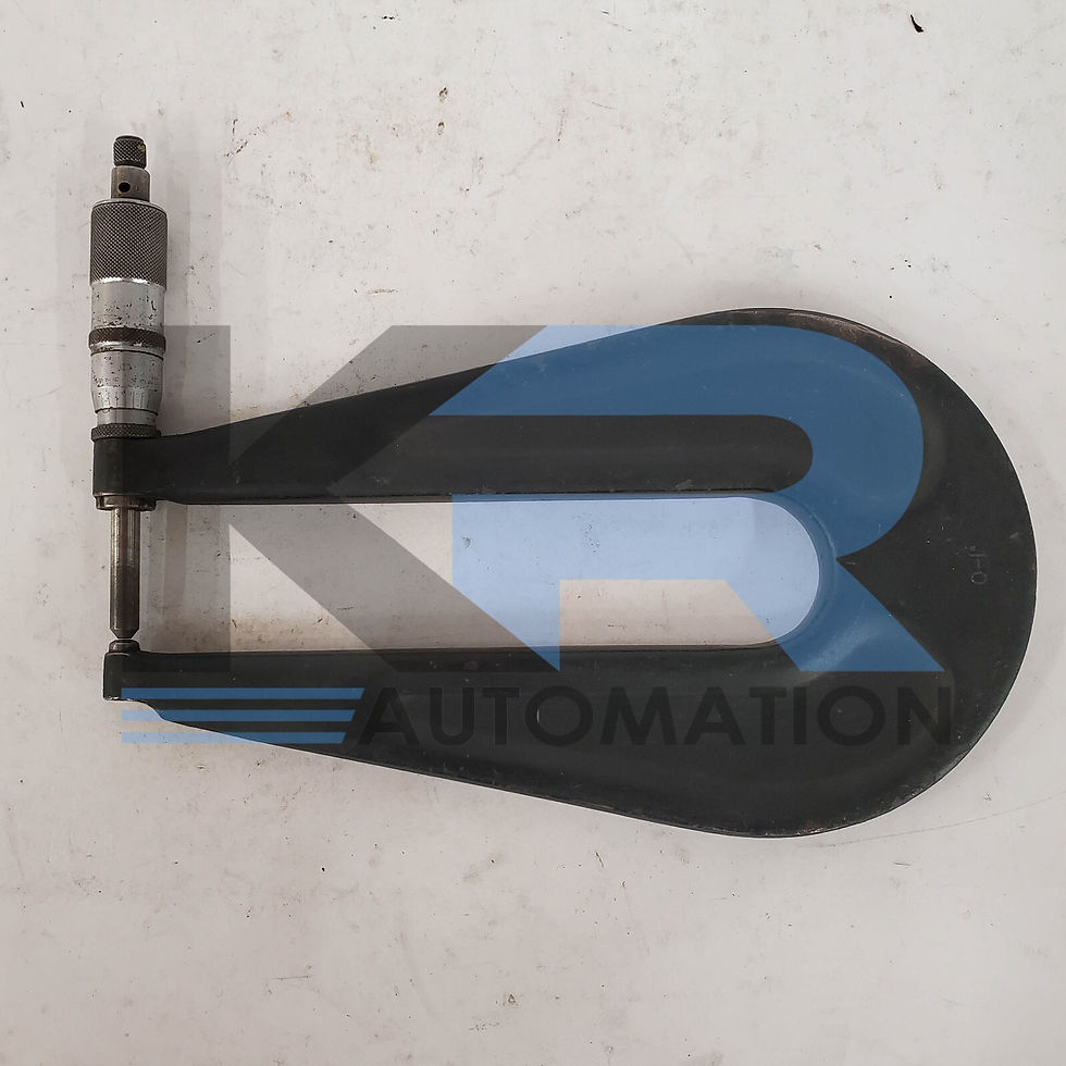 Thumbnail: Scherr-Tumico Outside Sheet Micrometer 0-1" Mechanical 6" Throat