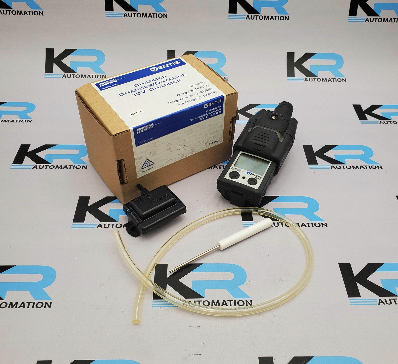 Ventis 17146313-1 17150608 MX4 Aspirated Gas Detector W/18108191 Charger 12V