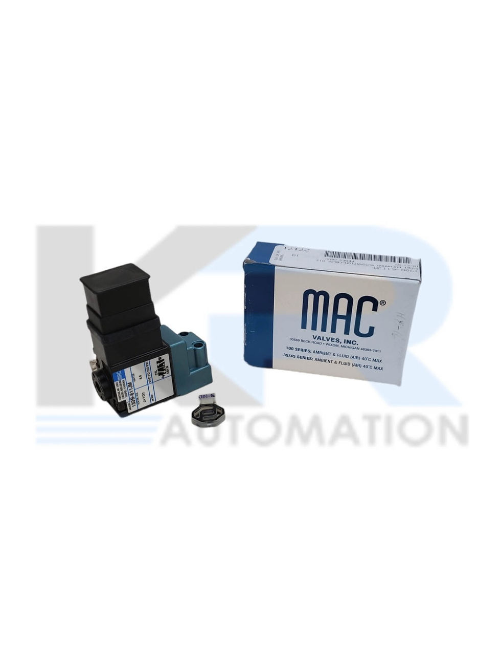 Thumbnail: NEW MAC Valves 130B-611JM Solenoid Valve Non-Locking 8.5W 24VDC