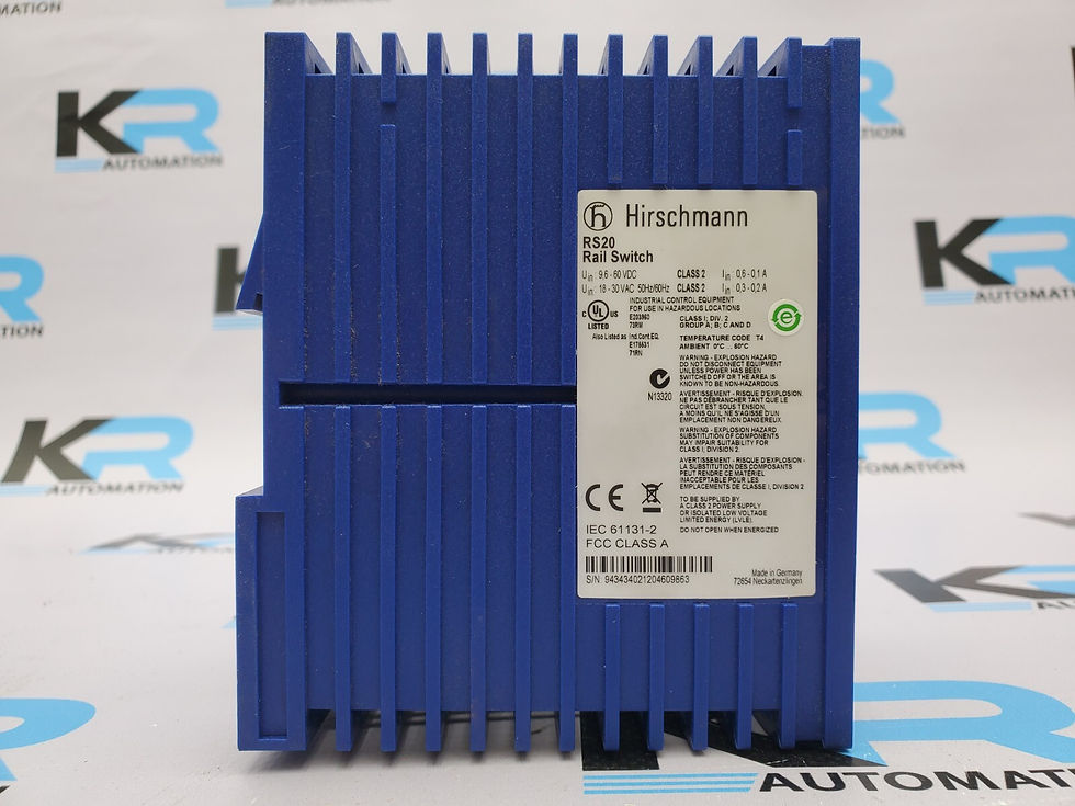 Thumbnail: Hirschmann RS20-0800T1T1SDAEHH06.0.01 Rail Switch 6-60VDC *READ*