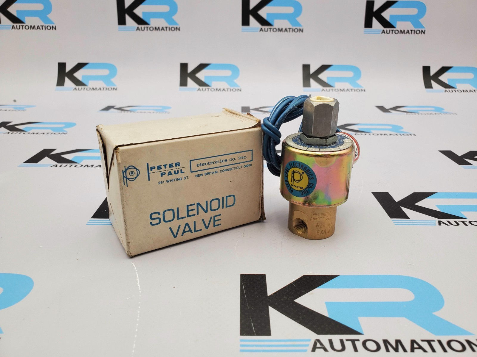 Peter Paul 34HJ5XCV General Solenoid Valve 120V/60Hz 8W 175PSI 3/64 1/16 Ofifice