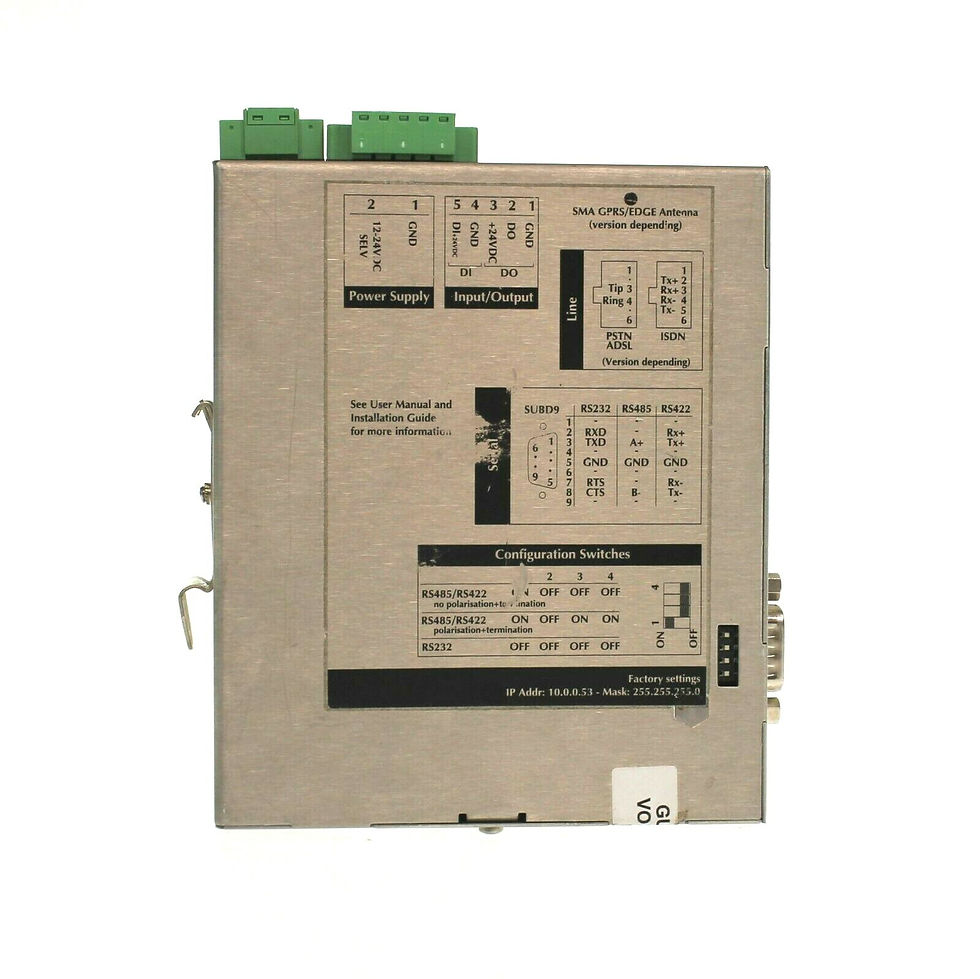 Thumbnail: Spectrum Controls WP46201 WebPort Programmable Ethernet Gateway and Router