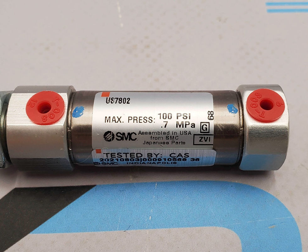 Thumbnail: SMC US7802 Pneumatic Cylinder 100PSI .7MPa