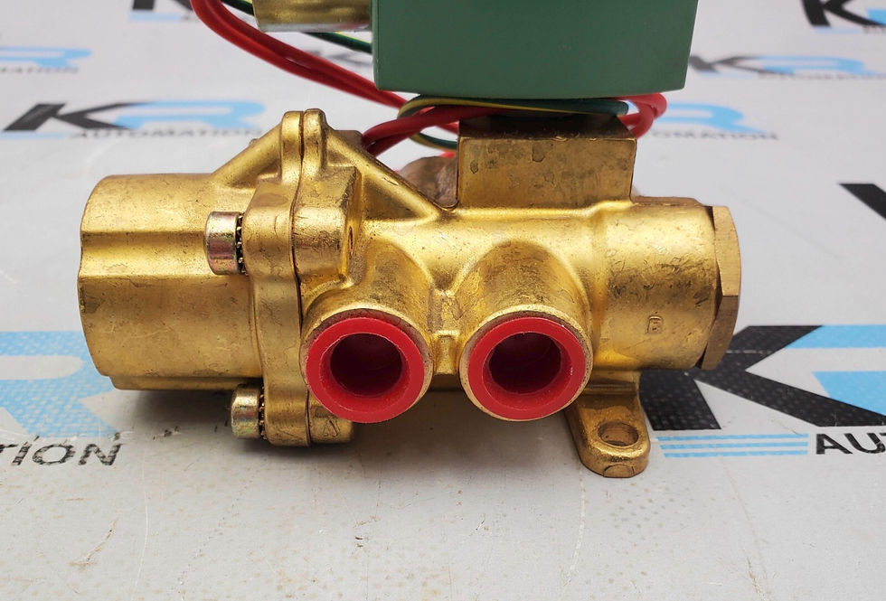 Thumbnail: NEW Asco 8344G001 Red-Hat Single Solenoid Valve 10-250PSI 3/8" NPT 17.1W