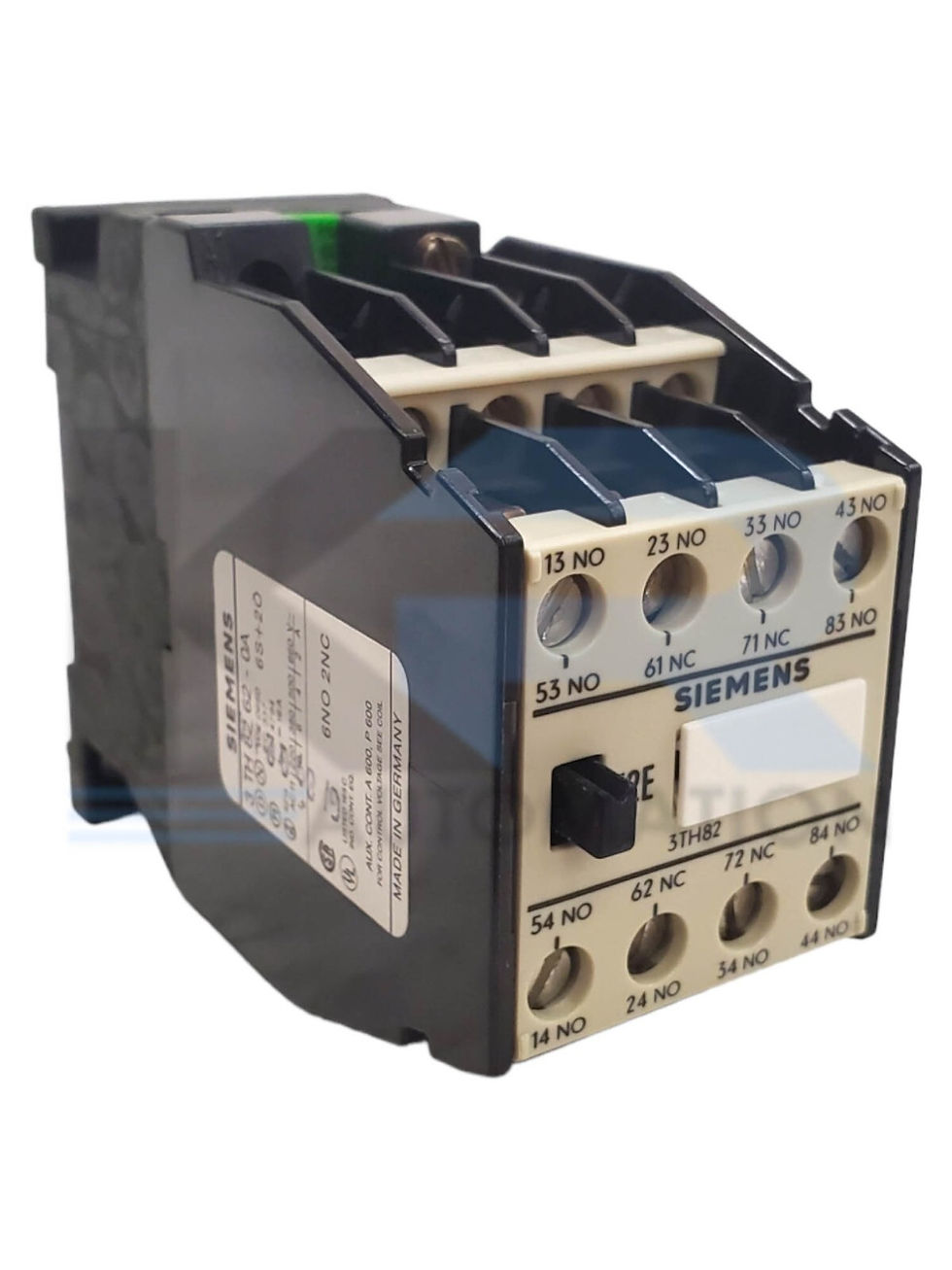 Thumbnail: NEW Siemens 3TH8262-0AK6 Control Relay 8-Pole 110-120VAC 8-Pole
