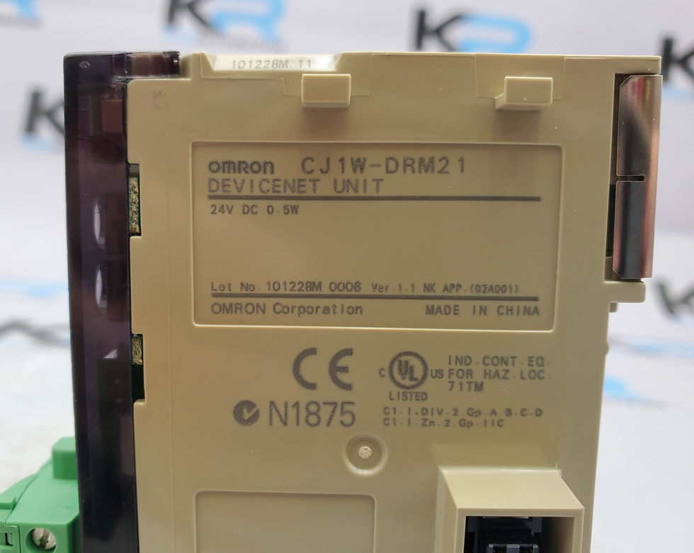 Thumbnail: Omron CJ1W-DRM21 CJ Series DeviceNet Unit 24VDC 0.5W