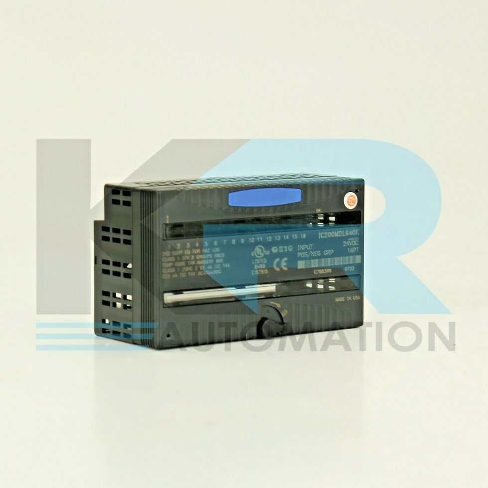 Thumbnail: NEW GE Fanuc IC200MDL640F VersaMax 16Pt Input Module POS/NEG Grouped 24VDC