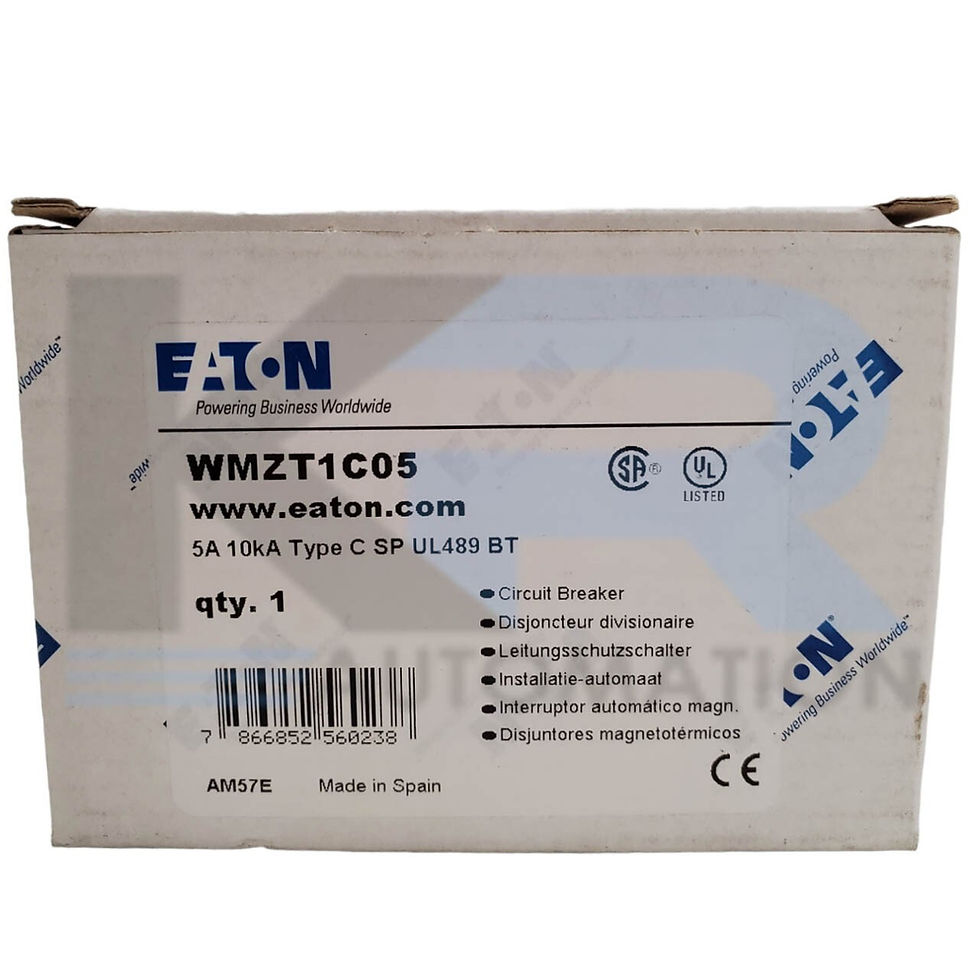 Thumbnail: NEW Eaton WMZT1C05 Circuit Breaker 1-Pole 5A 48V C-Curve