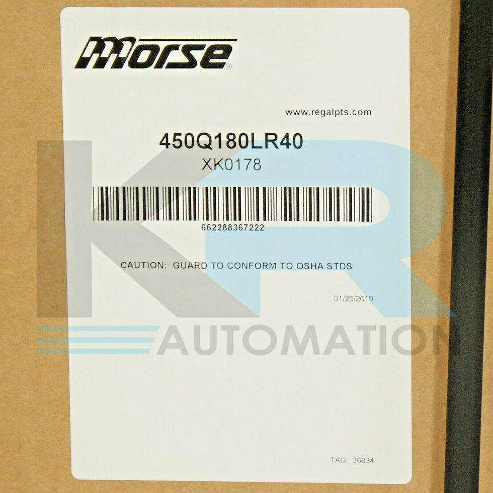 Thumbnail: NEW Morse 450Q180LR40 Raider Right Angle Worm Gear Reducer 40:1 Ratio
