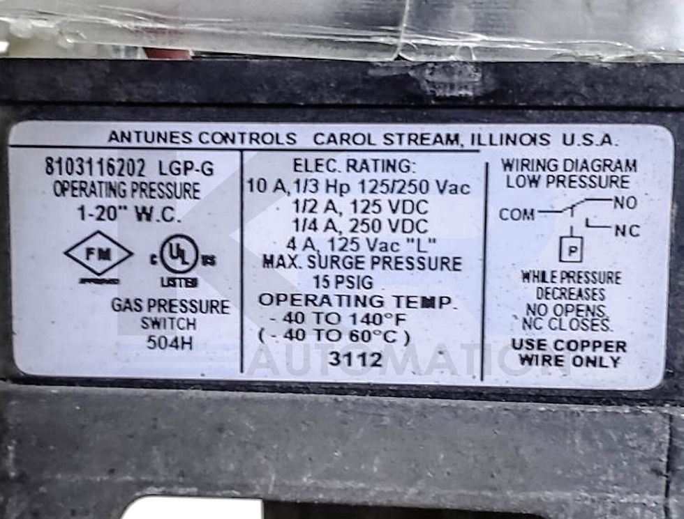 Thumbnail: Honeywell V4055A 1098 Fluid Power Gas Valve W/ Maxitrol 325A Regulator 110/120V