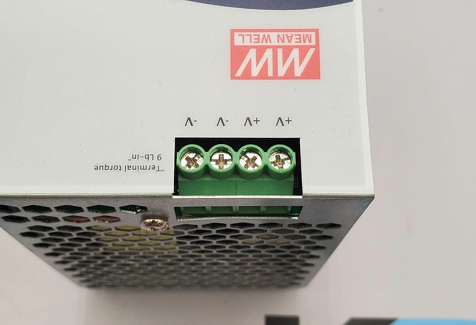 Thumbnail: MeanWell TDR-480-24 Din-Rail Power Supply 3Ph 500VAC 1.0A 24VDC 20A