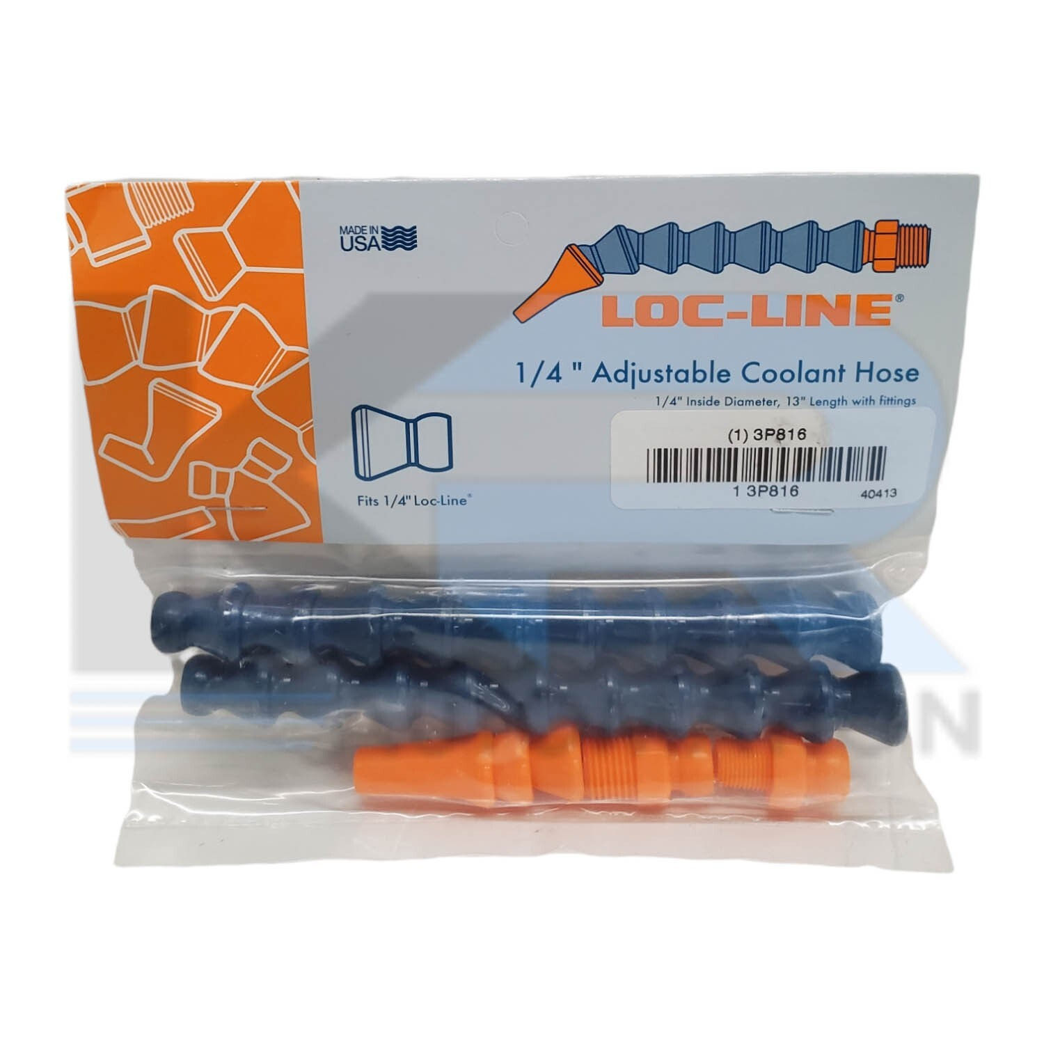 NEW SEALED *Lot of Three* Loc-Line 3P816 1/4 Adjustable Coolant Hose 30-50PSI
