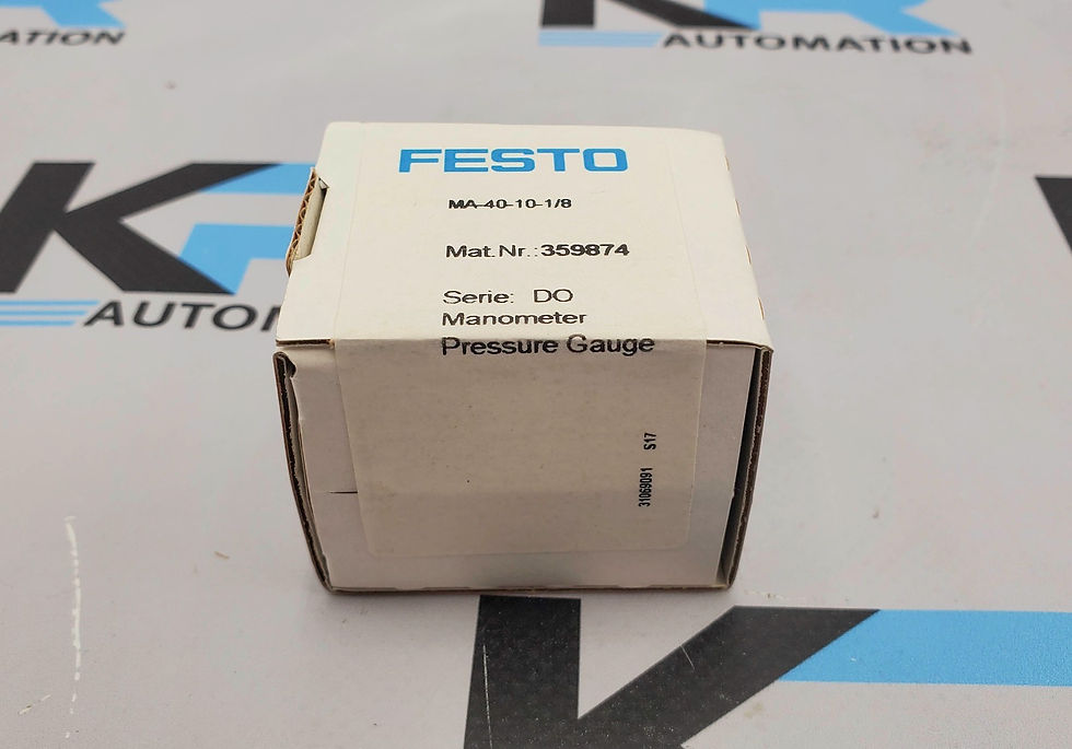 Thumbnail: Festo LR-1/4-D-7-MINI Pressure Regulator W/ MA-40-10-1/8 Pressure Gauge