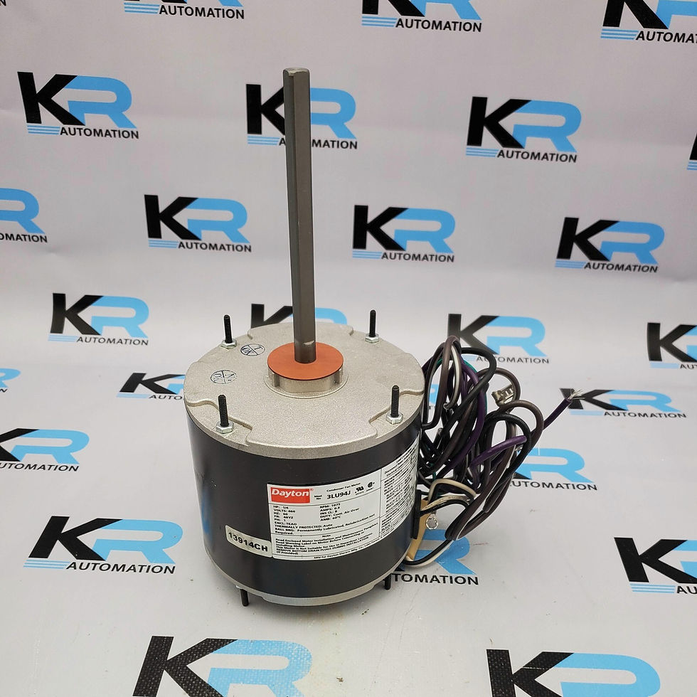 Thumbnail: NEW Dayton 3LU94J Condensor Fan Motor 460V 1Ph 1/4HP 1075RPM 48YZ TEAO