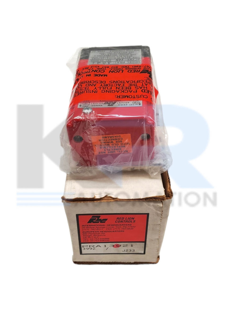Thumbnail: NEW Red Lion PRA13021 Relay Module 115VAC 12-Pin Base