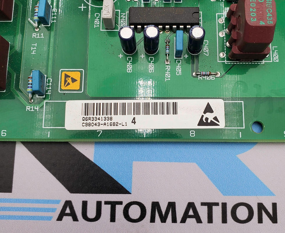 Thumbnail: Siemens C98043-A1682-L1-04 Control Unit Board 94V
