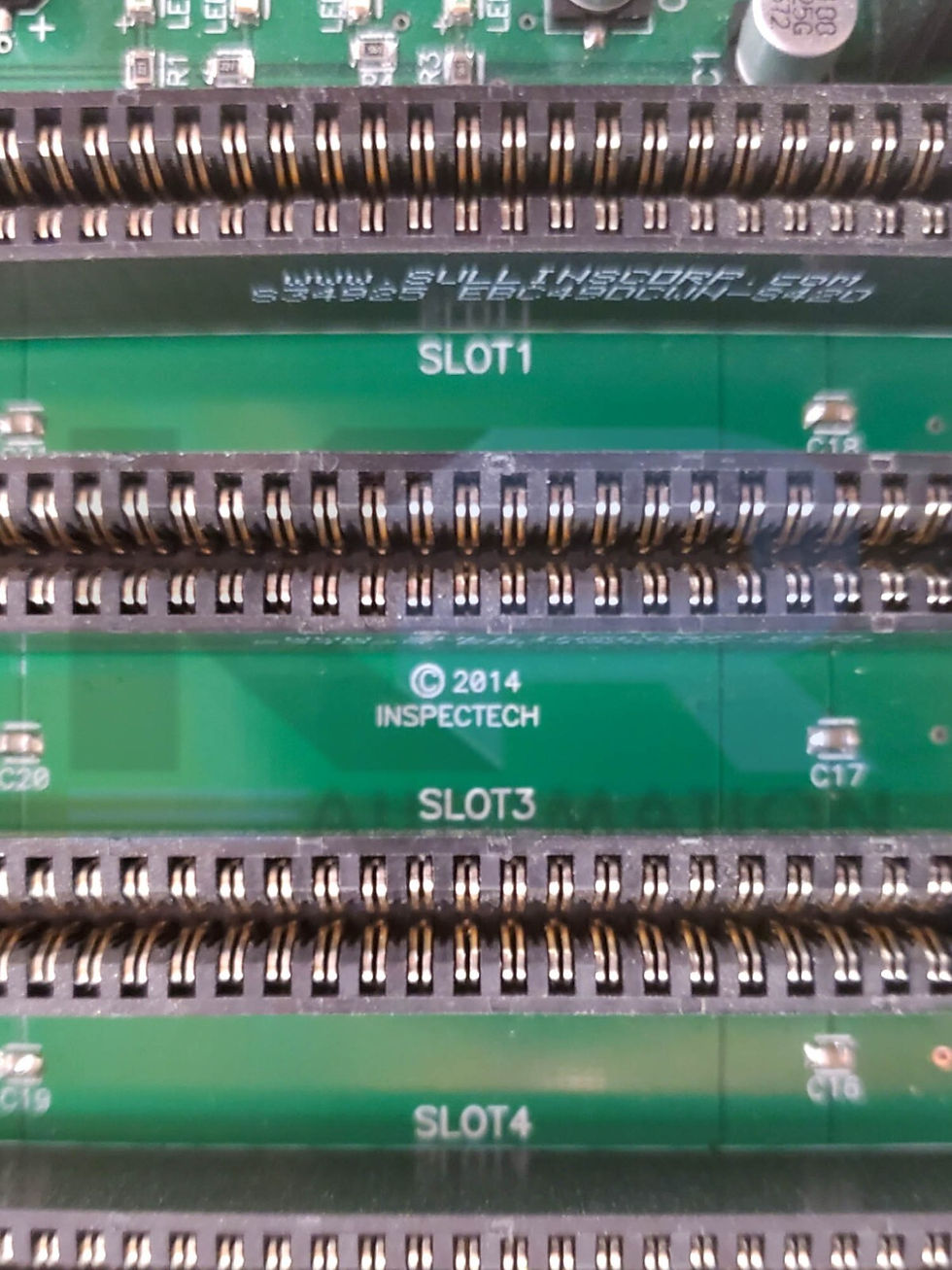 Thumbnail: Inspectech I-41F-1003 Printed Circuit Board With EBC49DCWN-S420 Connectors Rev B