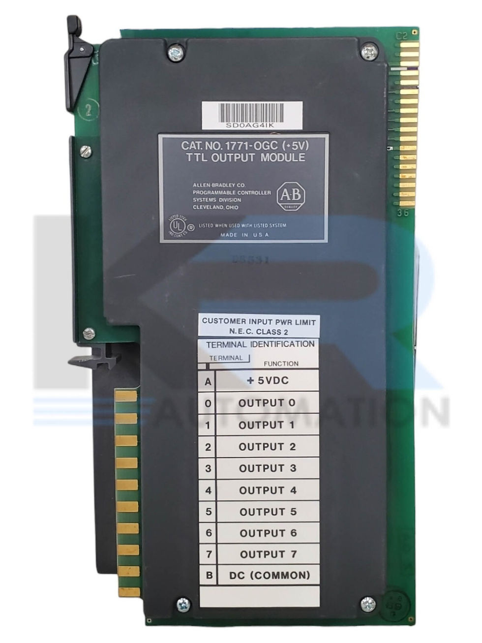 Thumbnail: NEW Allen Bradley 1771-OGC /A Bulletin 1771 8-Pt TTL Digital Output Module 5V
