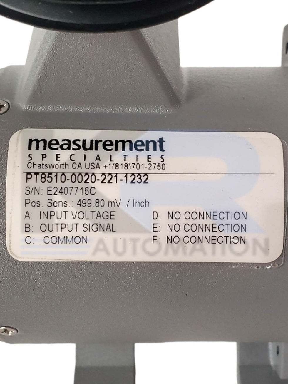 Thumbnail: NEW Measurement Specialist PT8510-0020-221-1232 Position Transducer