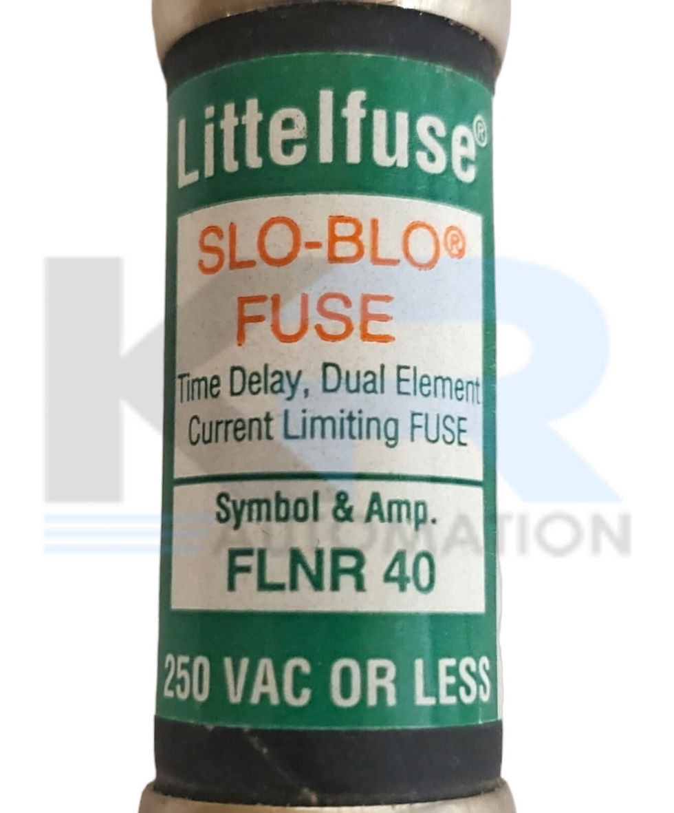Thumbnail: NEW *Lot Of Two* Littelfuse FLNR 40 Slo-Blo Time Delay Current Limiting Fuse 40A