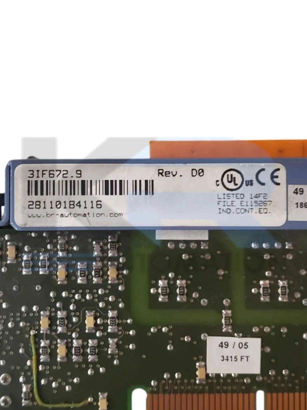 Thumbnail: B&R Automation 3IF672.9 Network-Capable Interface Module RS-232 Slot For CPU