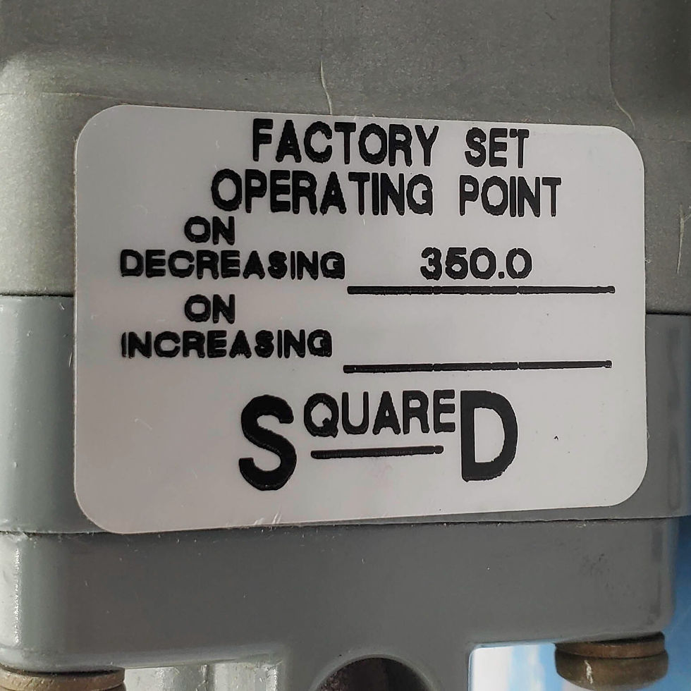 Thumbnail: Square D 9012 GSG-2 /B Industrial Pressure Switch 350PSI