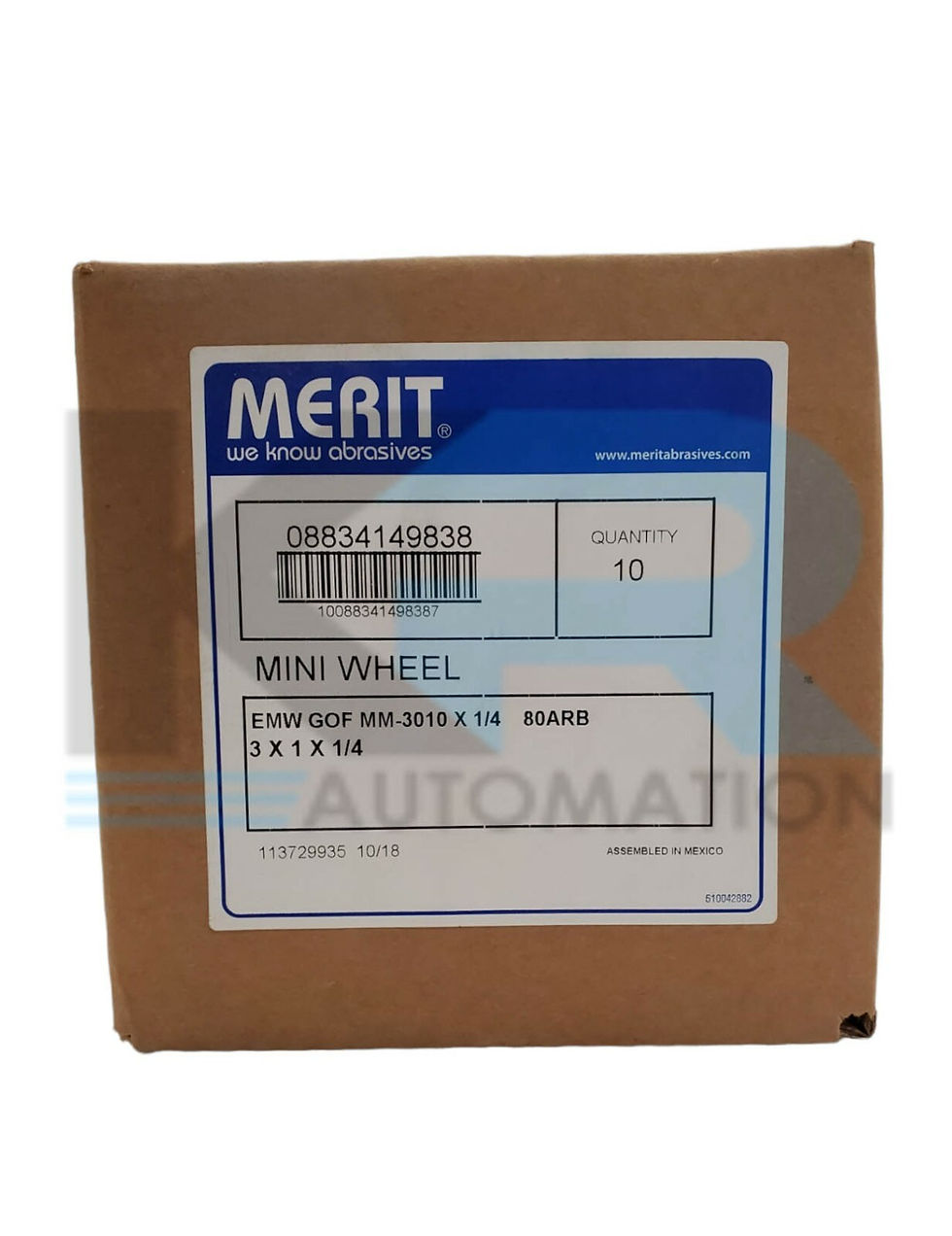 Thumbnail: NEW SEALED Merit EMW-GOF MM-3010 Mini Wheel 3"x1"x1/4" 08834149838  80ARB