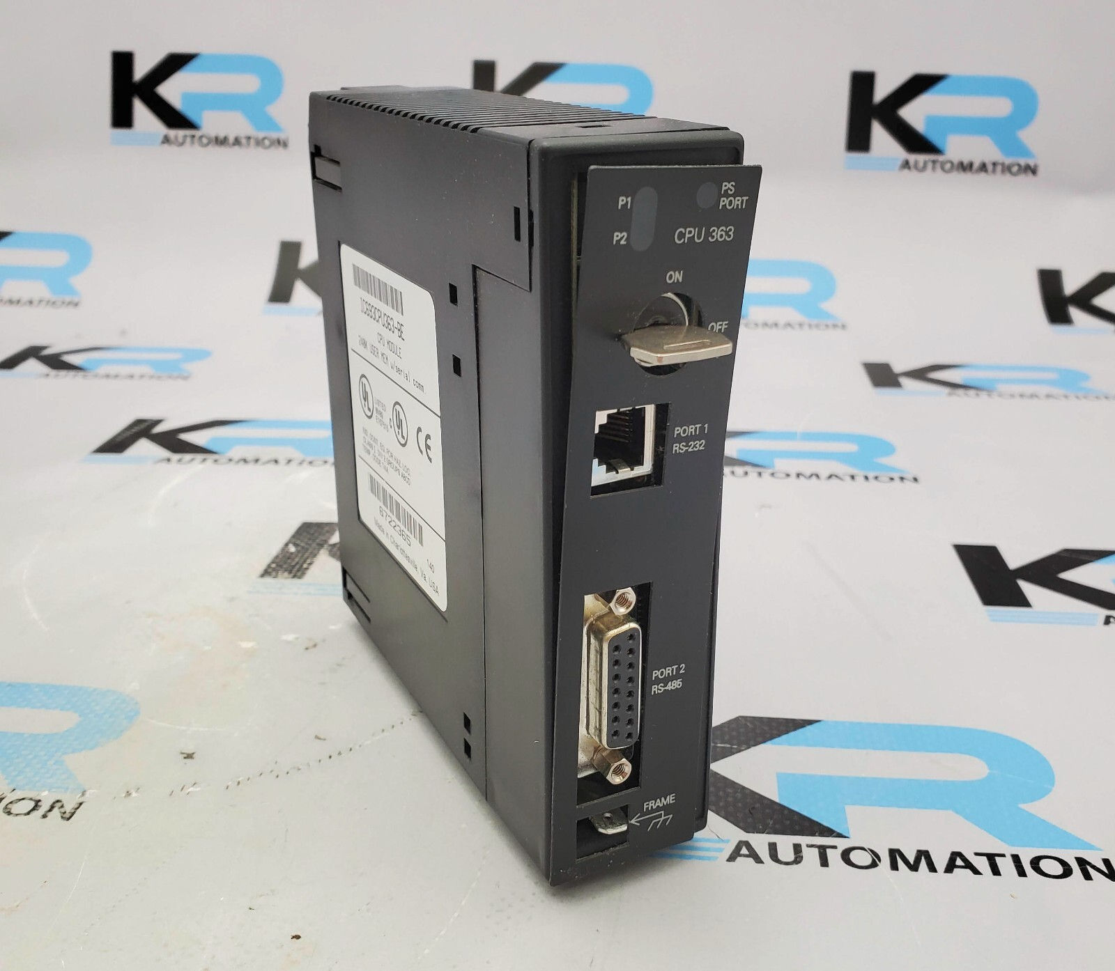 GE Fanuc IC693CPU363-BE CPU Module 240K User Mem W/ Serial Comm *READ*