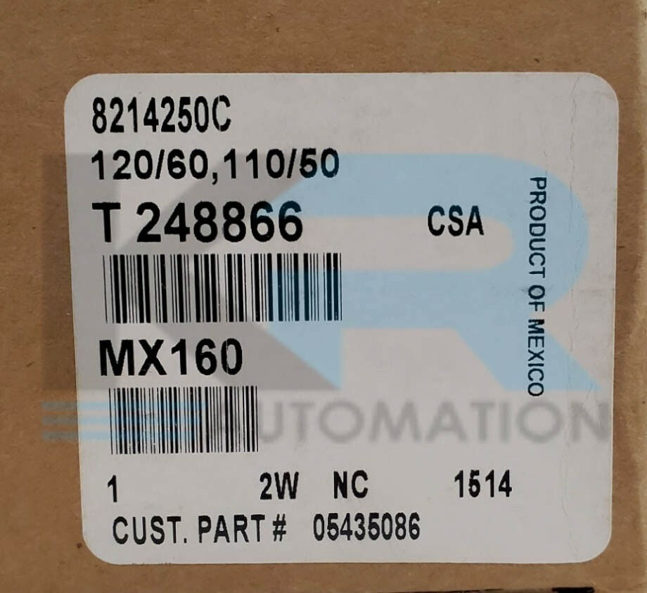 Thumbnail: NEW ASCO 8214250CSA 2-Way Normally Closed 1" Solenoid Valve, 120/60, 110/50 VAC