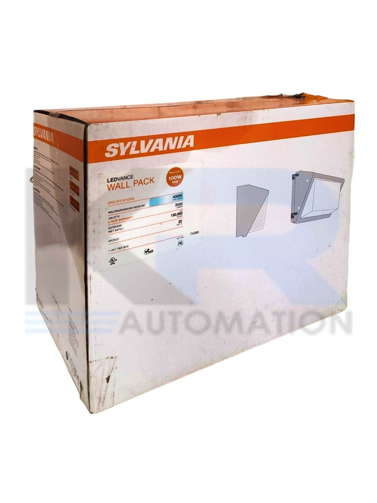 NEW SEALED Sylvania WALPAK2N/030UNV740/NC/BZ LEDVANCE Wall Pack 30W 4000K Bronze