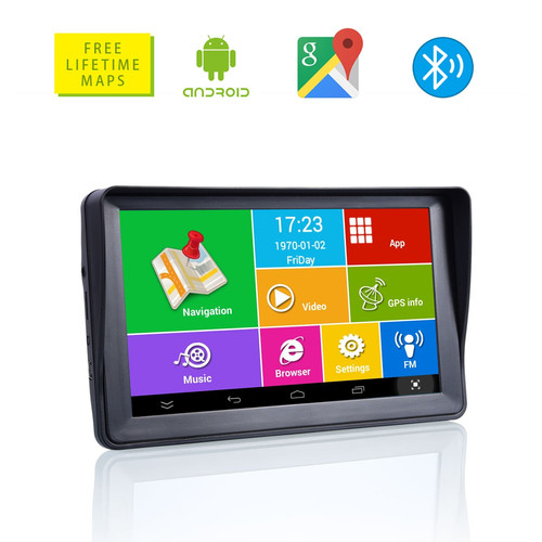 Trackomotive 7" Inch Android 16GB RAM512MB Car GPS Navigation Sat Na AV