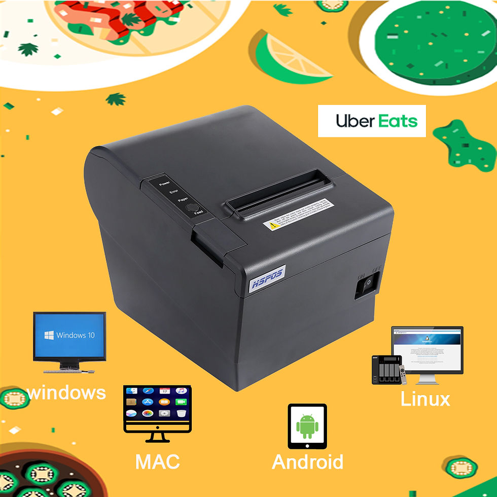 Thumbnail: HSPOS Cheap UberEats and Doordash Compatible Printer Thermal Receipt With