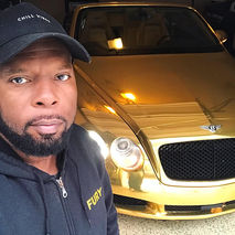 DJ Fury and his Gold Chrome Bentley GTC
