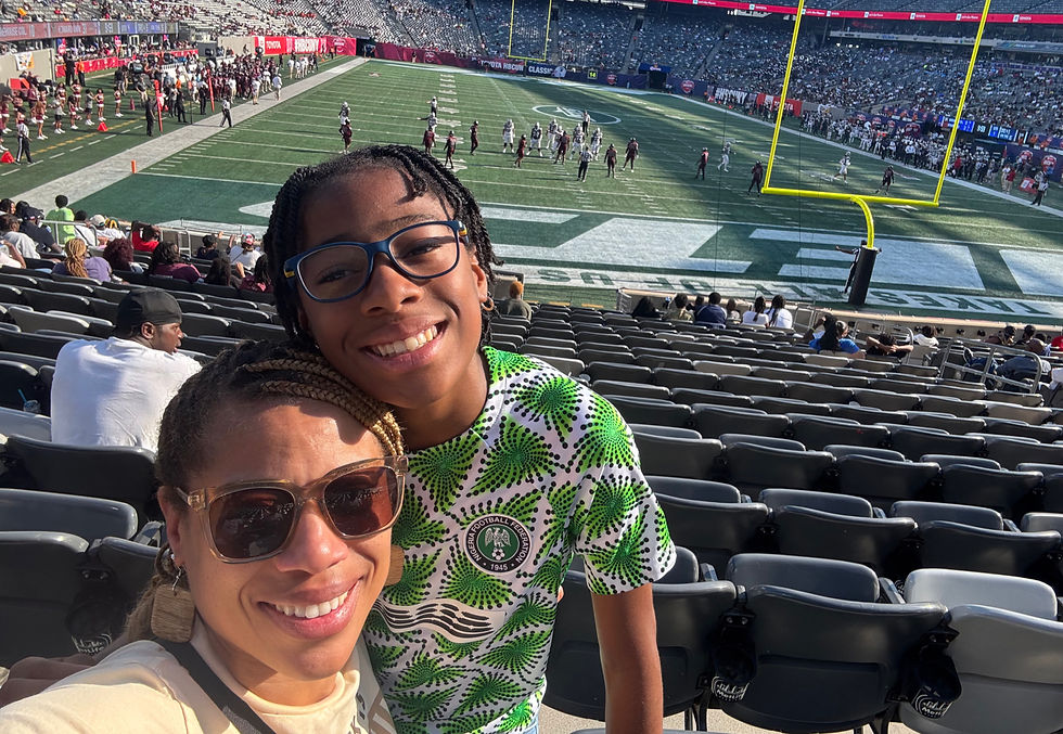 STSI Board Member Dr. Chi Onyewu and STEAM Sister Amarachi O.