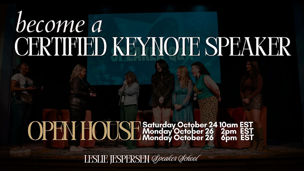 6pm OPEN HOUSE: Winter Semester | Leslie Jespersen Speaker School