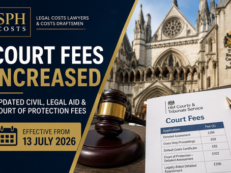 Court Fees increased