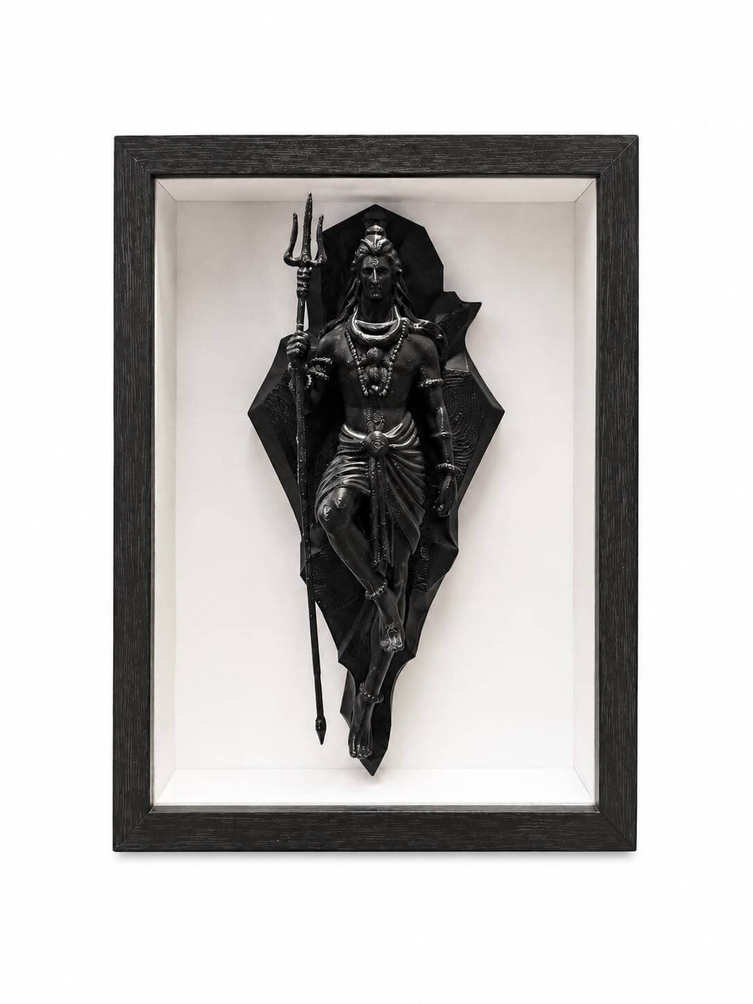 3D-Printed Lord Shiva Shadow Box