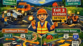 WORK RESUMES ON I-81