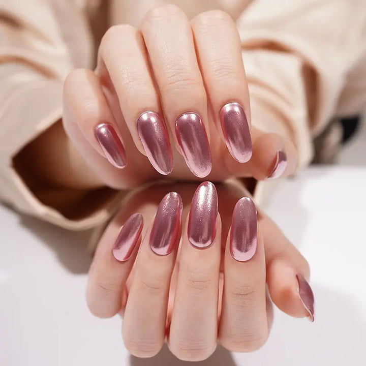 Miniaturbild: UV Gel Folie Chrome Rose