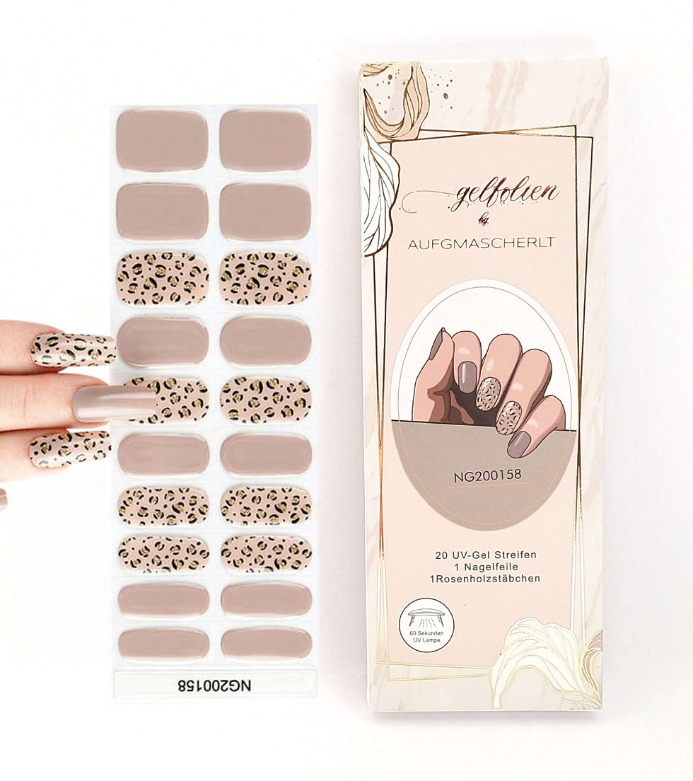 Miniaturbild: UV Gel Folie Wild Taupe