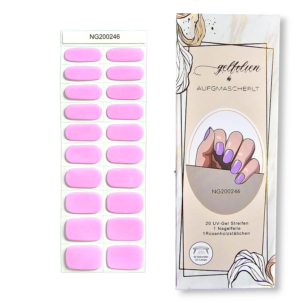 Miniaturbild: UV Gel Folie Pink Glow